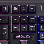 Клавиатура Oklick 717G Black Death проводная, USB Type-A, чёрный/серый, фото10