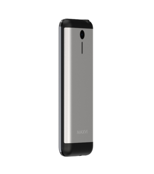 Мобильный телефон Maxvi X10i серебристый металлик