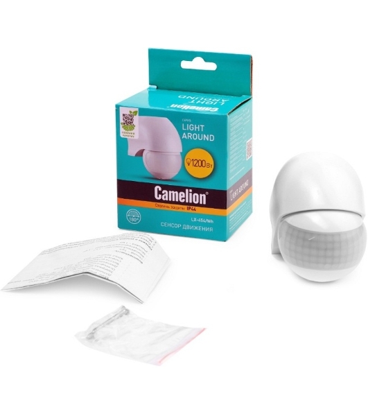 Электронный сенсор включения освещения Camelion (10979) LX-454/WH белый
