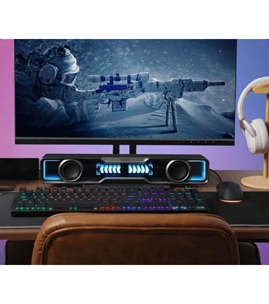 Колонки Edifier QS30 1.0 черный 5Вт BT