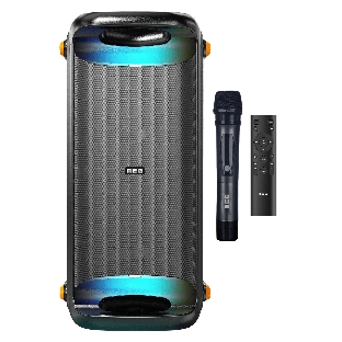 Портативная колонка MEG SPA101BL, 100Вт, Bluetooth 5.3, время работы до 9,5ч, Dolby Audio, черная