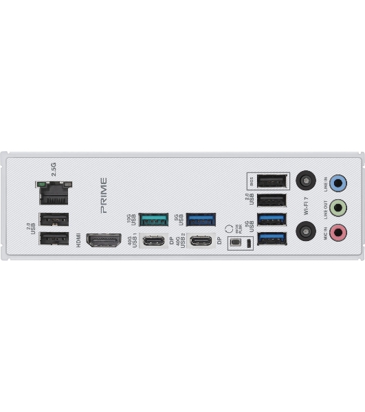 Материнская плата ASUS PRIME X870-P WIFI, AM5, AMD X870, 4xDDR5, 2xSATA, 4xM.2, 1xPCI-E 5.0 x16, 2xPCI-E 4.0 x1, 1xHDMI, 2xUSB-C, 1x 2.5Gb LAN, 4xUSB-A 3.2 Gen 1, 1xUSB-A 3.2 Gen 2, 4xUSB-A 2.0, 3x3.5 мм, 7.1, 1xWi-Fi 7, ATX