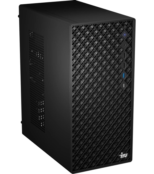 Компьютер IRU Tactio 520B6SB MT Ryzen 5 8600G (4.3) 32Gb SSD 512Gb RGr FreeDOS 2.5xGbitEth 450W черный (RUS) (2116633)