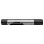 Кард-ридер Digma CR-СU2520-G/серый/SD/TF/micro-SD/micro-SDXC/miсro-SDHC/USB 2.0/Type-C/алюминий, фото9