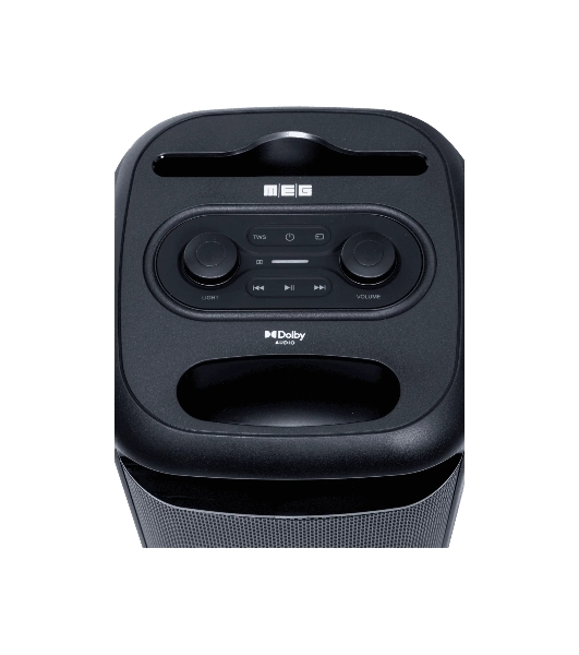 Портативная колонка MEG SPA101BL, 100Вт, Bluetooth 5.3, время работы до 9,5ч, Dolby Audio, черная