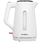 Электрочайник Bosch TWK1M121 белый, 1.7 л, 2400 Вт, скрытый нагревательный элемент, фото2