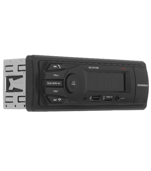 Автомагнитола Soundmax SM-CCR3169B, 1 DIN, Bluetooth, USB Type-A, AUX