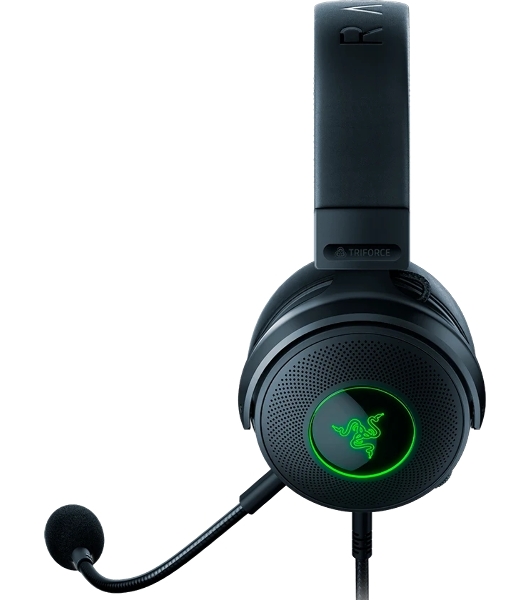 Гарнитура Razer Kraken V3 чёрный, проводная, USB, подсветка