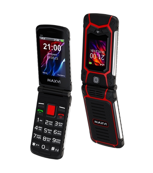 Мобильный телефон Maxvi E10 красный