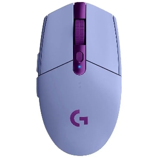 Мышь беспроводная Logitech G304 Lightspeed фиолетовый, 12000 dpi, радиоканал, USB, кнопки - 6