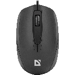Мышь проводная Defender Alpha MB-507 черный, 1000 dpi, USB, кнопки - 3, фото8