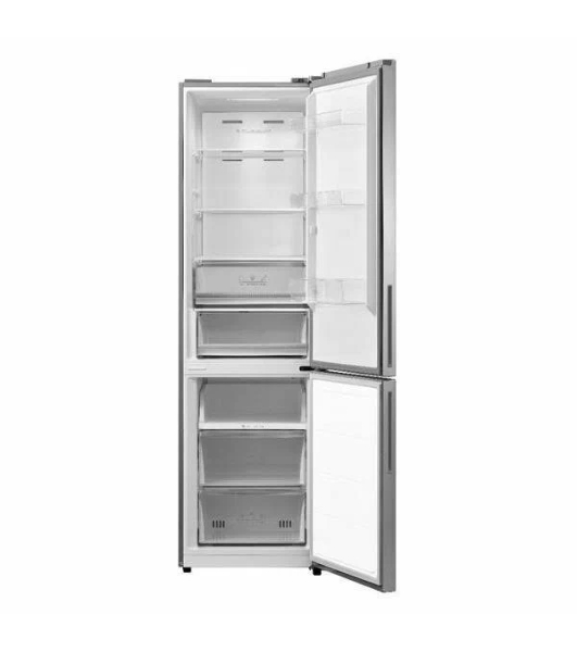 Холодильник General Electronics GE-ID401s серый двухкамерный 256/104л морозилка снизу, No Frost