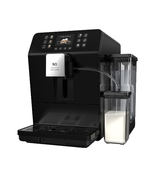 Кофемашина автоматическая BQ CM6001 черный, исп. кофе - зерновой/молотый, 1,5 л, 1450 Вт, 19 бар