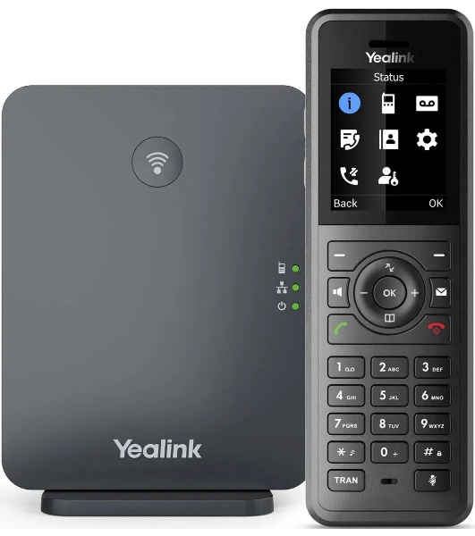 Телефон SIP Yealink W77P черный