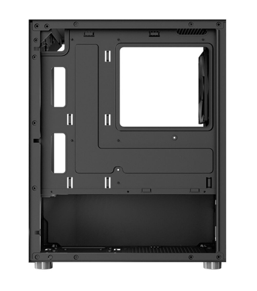 Компьютерный корпус Aerocool/Formula CS-111-G-BK-v1 (mATX, 0.5мм, стекло, USB 3.0 x1, USB 2.0 x2, 1x 12cm Black Fan)