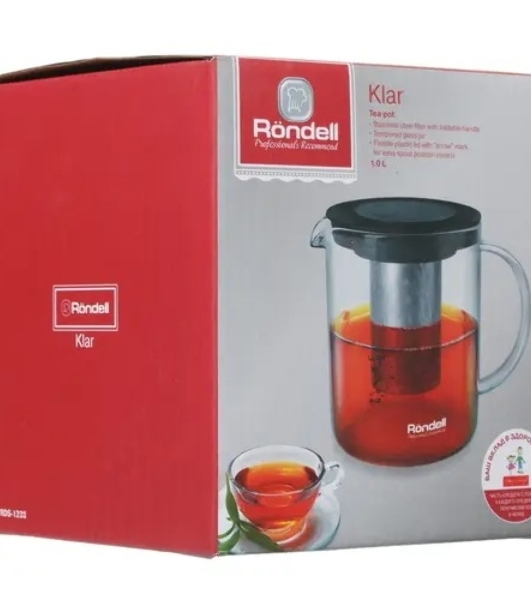 Чайник заварочный Rondell Klar RDS-1233, 1л