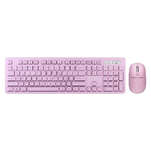 Комплект клавиатура+мышь Smartbuy 105AG беспроводной, USB, 1200 DPI, розовый