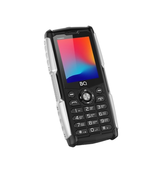 Мобильный телефон BQ 2449 Hammer черный
