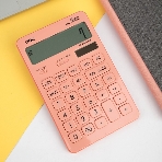 Калькулятор настольный Deli Touch EM01541 красный 12-разр., фото7