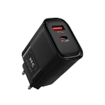 Сетевое зарядное устройство MORE CHOICE NC82a 1USB+1Type-C 3.0A PD 35W+QC3.0 для Type-C Type-C черный, фото 1