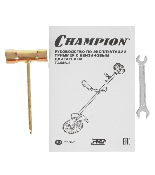 Триммер бензиновый Champion T444S-2, 2,2 л.с.