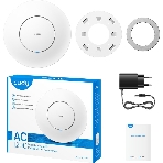 Точка доступа Cudy AC1200 Dual Band Gigabit Ceiling Mount Access Point, MT7621DAN+MT7613B+MT7603E, 867Mbps at 5GHz + 300Mbps at 2.4GHz, 1 x GbE RJ45 Port, Support 12V DC or 802.3af PoE or Passive PoE, Internal Antennas, 48V passive PoE adapter included, Cudy Mesh Support, фото5