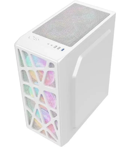 Компьютерный корпус Aerocool/Formula Mana белый без БП ATX 3x120мм 1xUSB 2.0 1xUSB 3.0 audio bott PSU