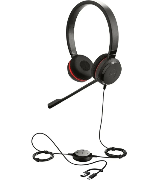 Гарнитура Jabra Evolve 30 II чёрный, проводная, USB
