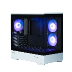 Компьютерный корпус ZALMAN P30 BW, MATX, BLACK/WHITE, WINDOW, 2x3.5', 3x2.5', 1xUSB TYPE-C, 1xUSB 3.0, SIDE 2x120мм ARGB, REAR 1x120мм ARGB, фото5