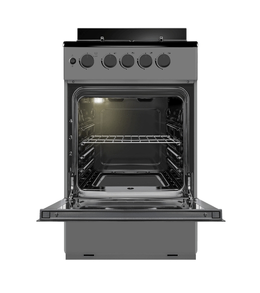 Плита газовая Maunfeld MGC50GEGR08 серый, конфорок 4 шт, духовка 59 л, 50 см x 88 см x 65 см