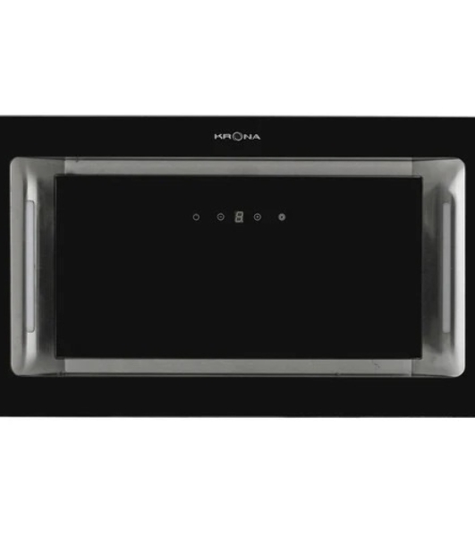 Вытяжка встраиваемая Krona Selina 600 Glass S черный, 52 см, 1300 куб. м/ч, 61 дБ