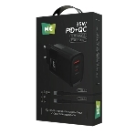 Сетевое зарядное устройство MORE CHOICE NC82a 1USB+1Type-C 3.0A PD 35W+QC3.0 для Type-C Type-C черный, фото3