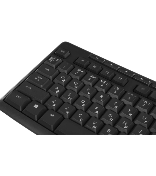 Комплект клавиатура+мышь Logitech MK295 беспроводной, USB, чёрный