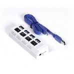 USB-концентратор Smartbuy SBHA-7304-W, USB 3.0, USB 4 порта, USB, фото2