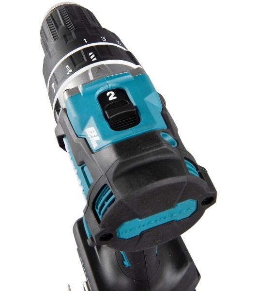 Дрель-шуруповерт Makita HP002GD201, 40 В, 2,5 Ач, 64 Нм, бесщеточный, ударный