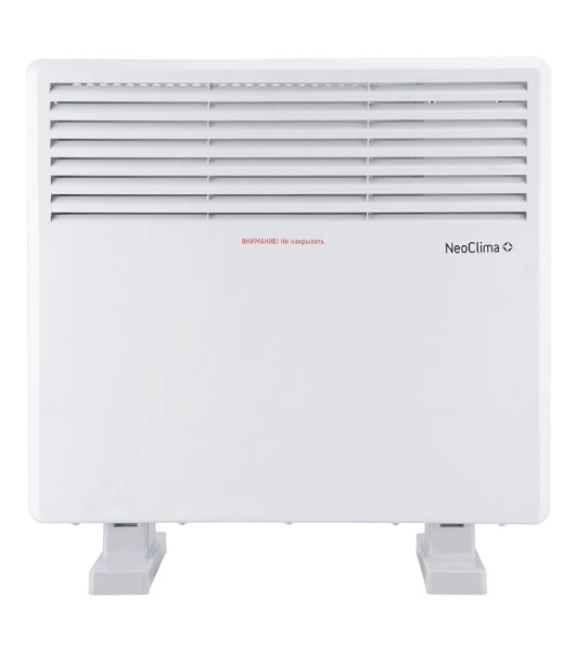 Конвектор электрический Neoclima COMFORTE T 1.0 белый, 1000 Вт, 15 м2, термостат