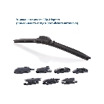 Бескаркасная щетка GOODYEAR GY000437 PREMIUM 17''/43см, фото3