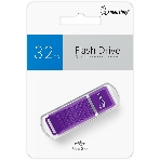 Флешка USB Smartbuy Quartz Violet (SB32GbQZ-V), 32Gb, USB 2.0, R/W 25/15, фиолетовый, фото2