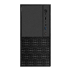 Компьютерный корпус Minitower ExeGate BAA-308MUC-UNS500 (mATX, БП UNS500 с вент. 12см, 1хUSB+1хUSB 3.0+1хTypeC, HD Audio, черный), фото2