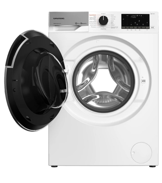 Стиральная машина Grundig GW7P510447W белая, загрузка фронтальная 10 кг, 1400 об/мин, класс A