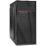 Компьютерный корпус Minitower ExeGate BAA-113-AA500 (mATX, БП AA500 с вент. 8см, 2*USB, аудио, черный), фото 1