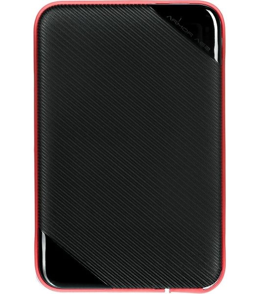 Внешний HDD 2.5' Silicon Power Armor A62S, 2TB, USB 3.2 Gen 1 Type-A, 5400 rpm, черно-красный