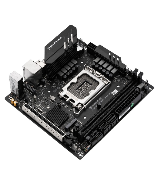 Материнская плата Maxsun MS-Challenger H610ITX 2LAN V3, LGA 1700, Intel H610, 2xDDR4, 4xSATA, 1xM.2, 1xPCI-E 4.0 x16, 2xHDMI, 1xDisplayPort, 1x 2.5Gb LAN, 2xUSB 3.2 Gen 1, 3xUSB 2.0, 3x3.5 мм, 5.1, Mini-ITX