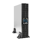 Источник бесперебойного питания On-line ExeGate PowerExpert ULS-575-10kVA.LCD.AVR.T.USB.RS232.SNMP.2U 10000VA/10000W, On-Line, PF=1, LCD, клеммы, RS232, USB, SNMP-slot, EPO, батареи внешние 192В/240В суммарной емкостью до 400Ah, Rackmount 2U/Tower, металлический корпус, черный, фото 1