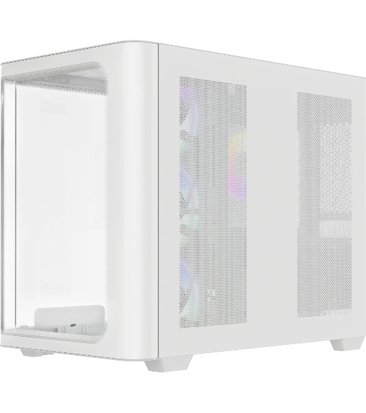 Компьютерный корпус Ocypus Iota C70 WH Curve ARGB Digital ATX без БП (Iota-C70-WHD400CD-GL)