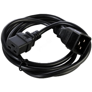 Шнур питания NTSS NTSS-PC19772 C19-Schuko проводник.:3x1.5мм2 3м 220/250В 16А черный