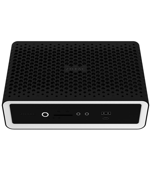 Платформа системного блока с ЦПУ Zotac ZOTAC ZBOX NANO, SFF, FANLESS, i7-1355U, 2 DDR5 SO-DIMM, M.2 SSD, 2.5'; SATAIII BAY, 2 GLAN, WIFI, BT, USBDRV, DP/HDMI, EU+UK PLUG