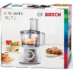 Кухонный комбайн Bosch MCM3501M 800 Вт, Скорости: 2, Блендер 1 л, Чаша 2.3 л, черный/серебристый, фото2