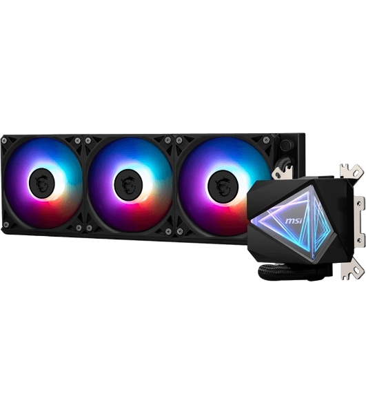 Система жидкостного охлаждения MSI MAG CORELIQUID I360 3x ARGb Gen2 Fan, ARGb Gen2 Block, Color Box
