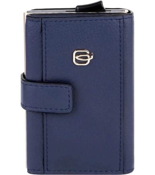 Картхолдер Piquadro Lyra PP5649W92R/BLU4 синий, натуральная кожа